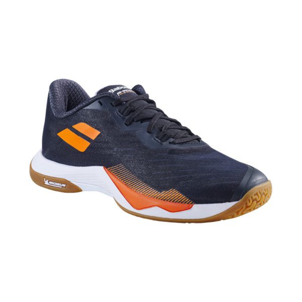 Babolat Shadow Tour 5 heren badmintonschoen- zwart / oranje - maat 43