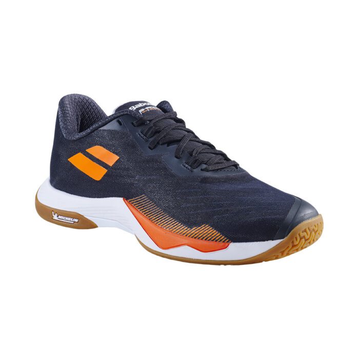 Babolat Shadow Tour 5 heren badmintonschoen- zwart / oranje - maat 43