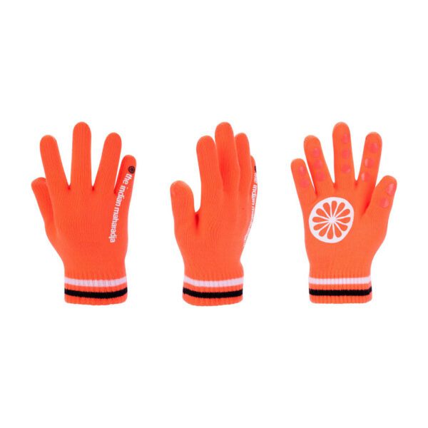 The Indian Maharadja winter glove / handschoen - paar - oranje