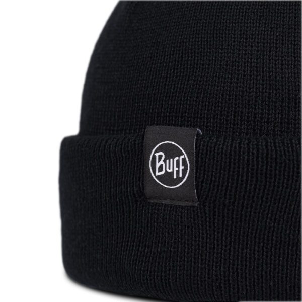 Buff® Knitted beanie Lilion Fisherman black - zwart