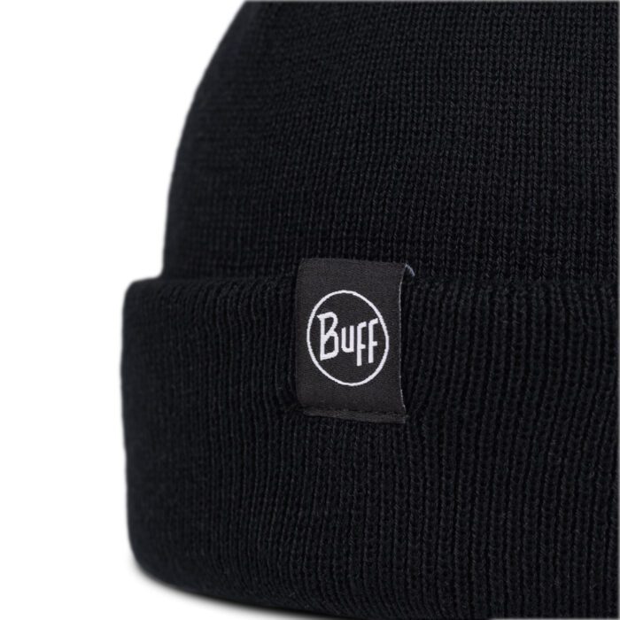Buff® Knitted beanie Lilion Fisherman black - zwart