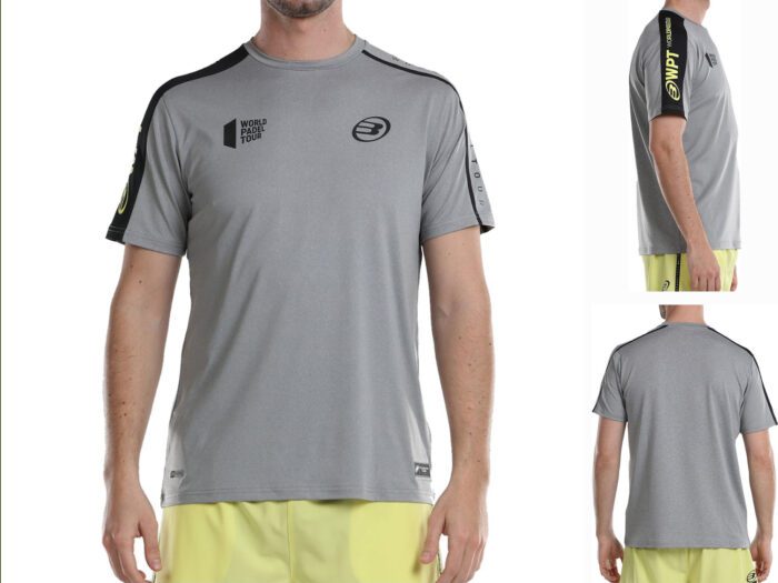 Bullpadel Liron WPT heren t-shirt - grijs - maat XL