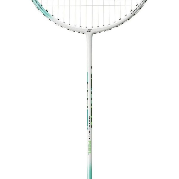 YONEX ASTROX 01 FEEL badmintonracket - aanvallend - wit/mint