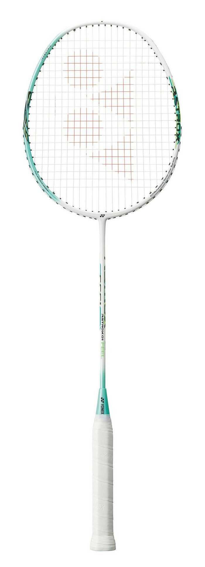 YONEX ASTROX 01 FEEL badmintonracket - aanvallend - wit/mint