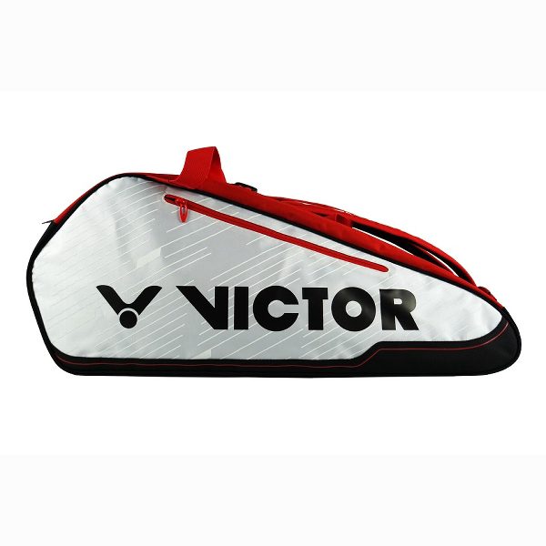 VICTOR Double thermobag 9114D badminton racketbag - wit/rood