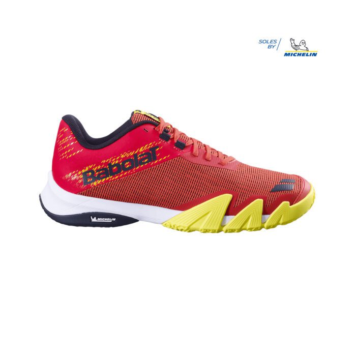 Babolat JET VIVA padelschoenen heren - rood / geel
