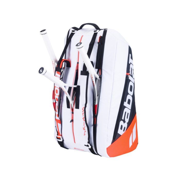 Babolat RH12 Pure Strike tennis racketbag - wit/oranje