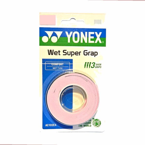 Yonex AC102EX Wet Super Grap - mist pink