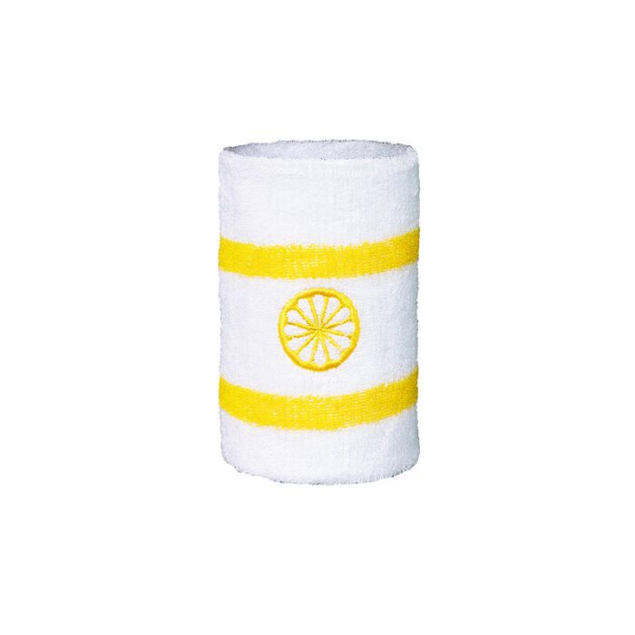 The Indian Maharadja Unisex striped sweatband / zweetband - warm yellow