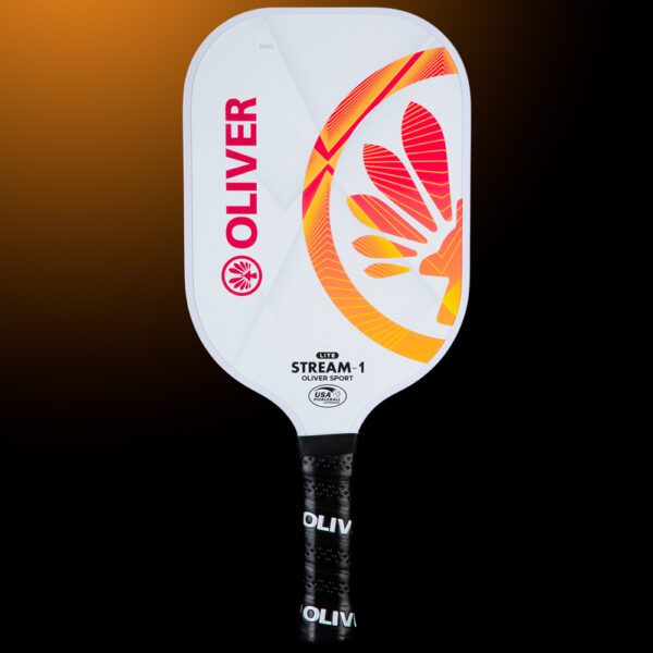 Oliver Stream-1 LITE pickleball racket - wit / oranje