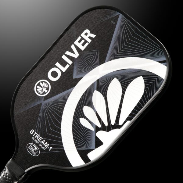 Oliver Stream-1 pickleball racket -  zwart / wit