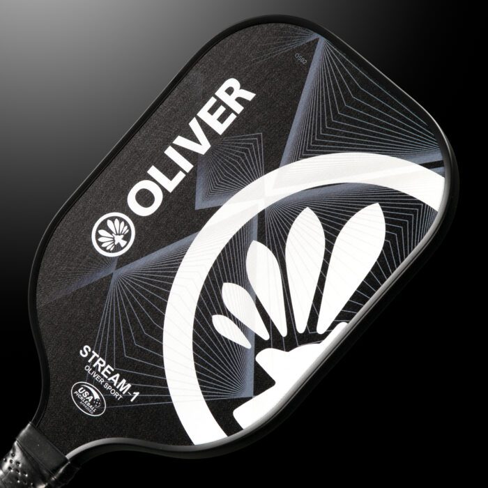 Oliver Stream-1 pickleball racket -  zwart / wit