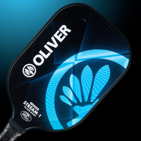 Oliver Stream-1 CARBON pickleball racket -  blauw / zwart