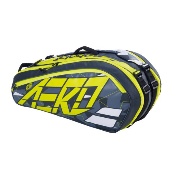 Babolat RH6 Pure AERO tennis racketbag - grijs / geel