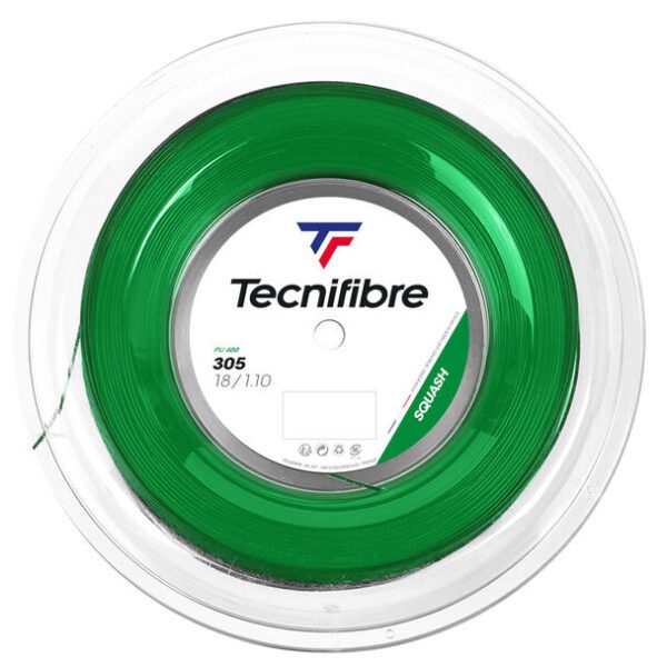 Tecnifibre 305 squashsnaar groen - 200m - 1.10mm / 1,20mm / 1.25mm