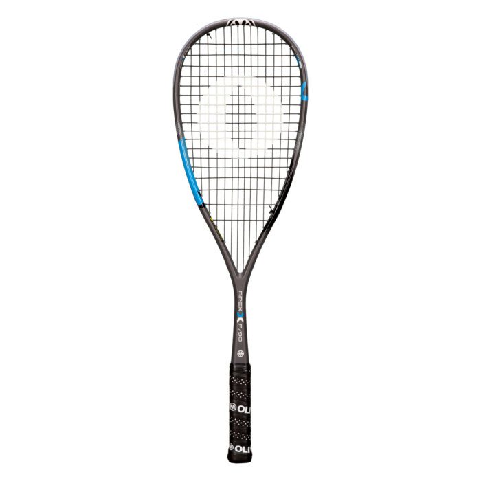 Oliver Apex F/90 squashracket - trillingsarm - grijs/blauw