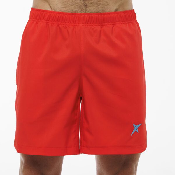 Drop Shot Naos heren padel short - rojo / rood - maat L