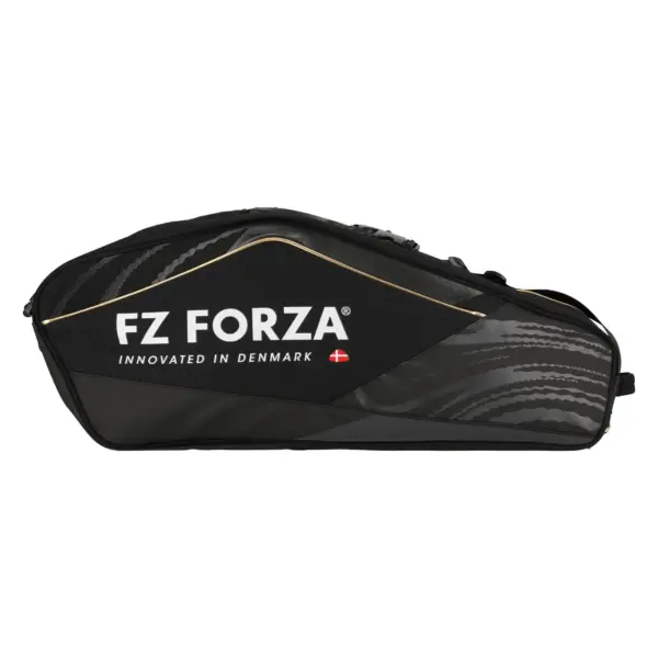 FZ Forza Tour line badminton racketbag - 15pcs - zwart/goud