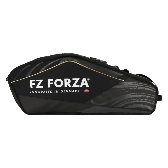 FZ Forza Tour line badminton racketbag - 15pcs - zwart/goud