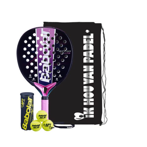 [3-in-1]Babolat Stima Vita dames padelracket 2025 - ballen - beschermtas