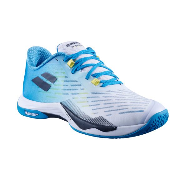Babolat Shadow Tour 5 heren badmintonschoen- lichtblauw