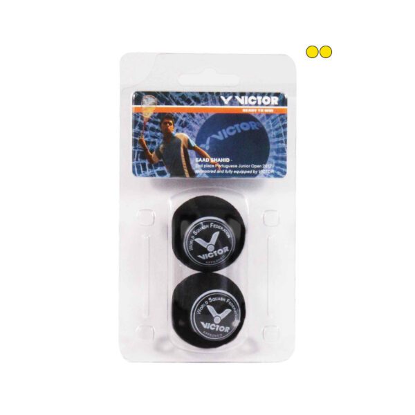VICTOR squashballen per 2pcs - blauw, rood, enkel geel en dubbel geel