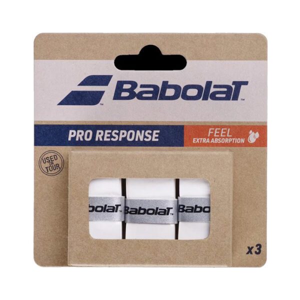Babolat Response X3 Feel overgrip - extra absorption - zwart of wit
