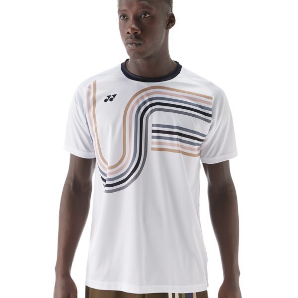 Yonex 16747EX heren crew neck shirt - retro white