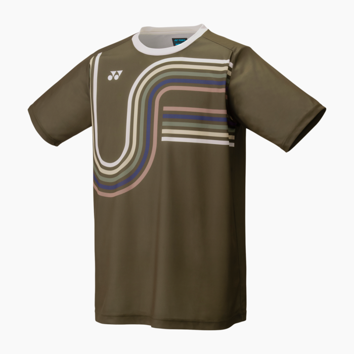 Yonex 16747EX heren crew neck shirt - oil brown