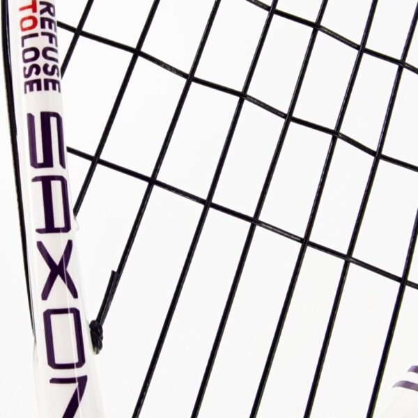 Alternative view of SAXON C9 squashracket  - touch - wit/rood