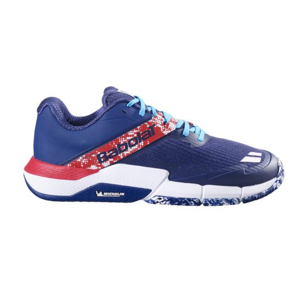 Alternative view of Babolat MOVEA 2 heren padelschoenen - donkerblauw / rood