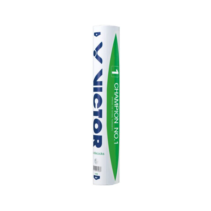 Victor Champion No 1. veren badmintonshuttle - wit - speed 78
