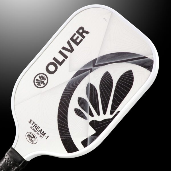 Oliver Stream-1 pickleball racket -  wit / zwart