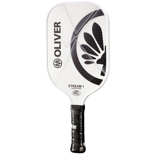 Alternative view of Oliver Stream-1 pickleball racket -  wit / zwart
